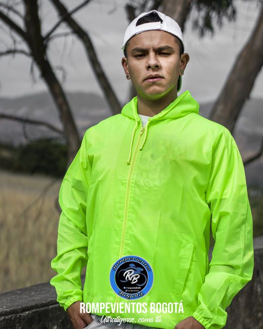 Rompeviento verde neón