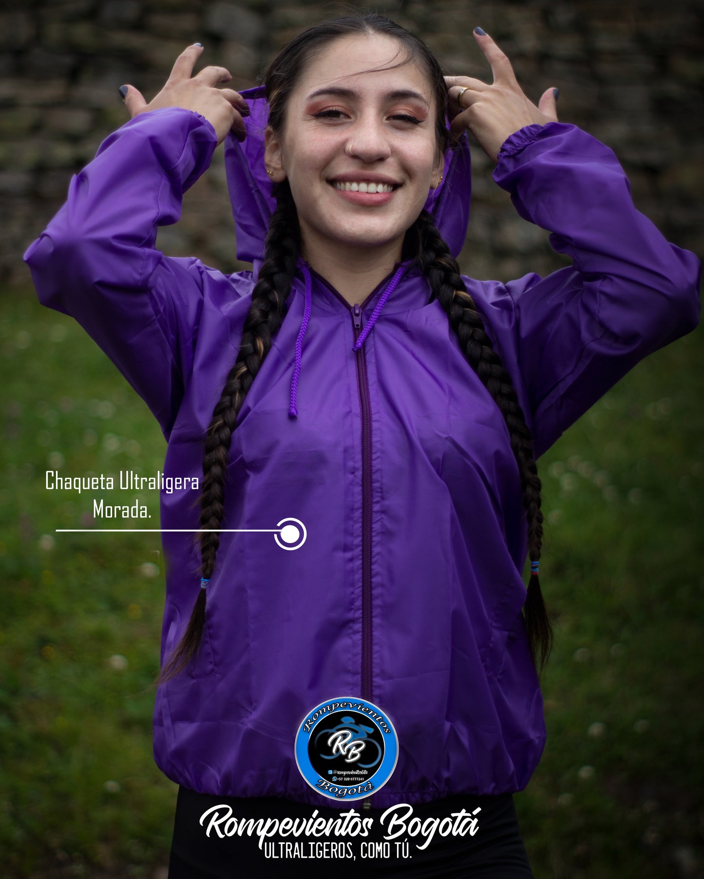 Rompeviento morado